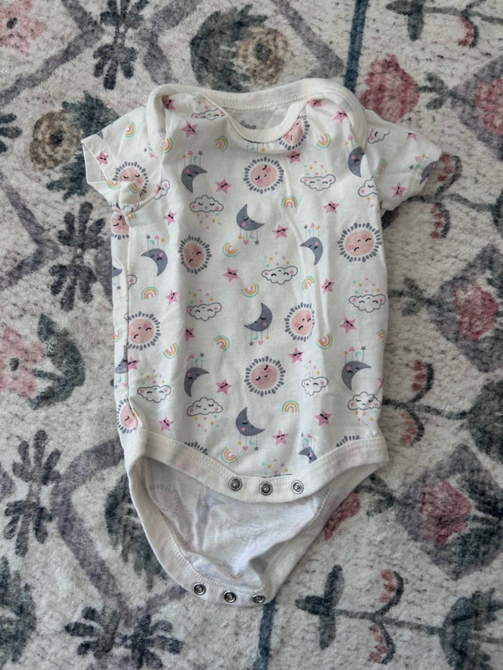 Baby Girls Mixed Bodysuit Bundle - Pastel & Neutral Colors - Picture 6 of 6